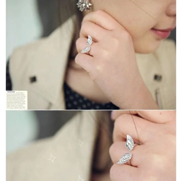 NEW!💙💎💛GOLDEN😇ANGEL😇WINGS! RINGLET!💛💎💙OPEN - Picture 4 of 8